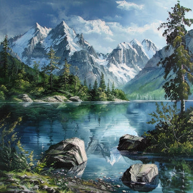 Lake Mountain Canvas